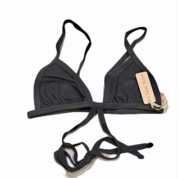 Chloe Rose Birds of Paradise Stone Triangle Top - Picture 2 of 2